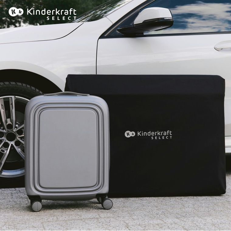 Kinderkraft, Moon Dream, łóżeczko turystyczne, Black