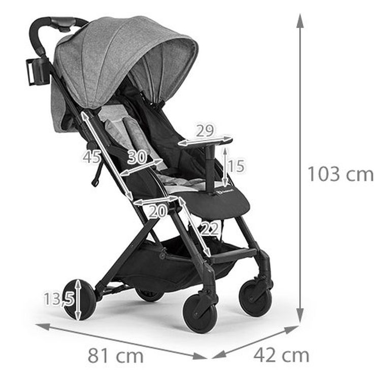 Kinderkraft, Pilot, wózek spacerowy, granatowy