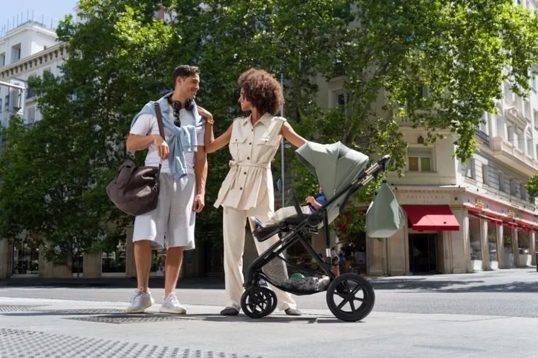 Kinderkraft, Prime 3, wózek wielofunkcyjny, 3w1, velvet mocca