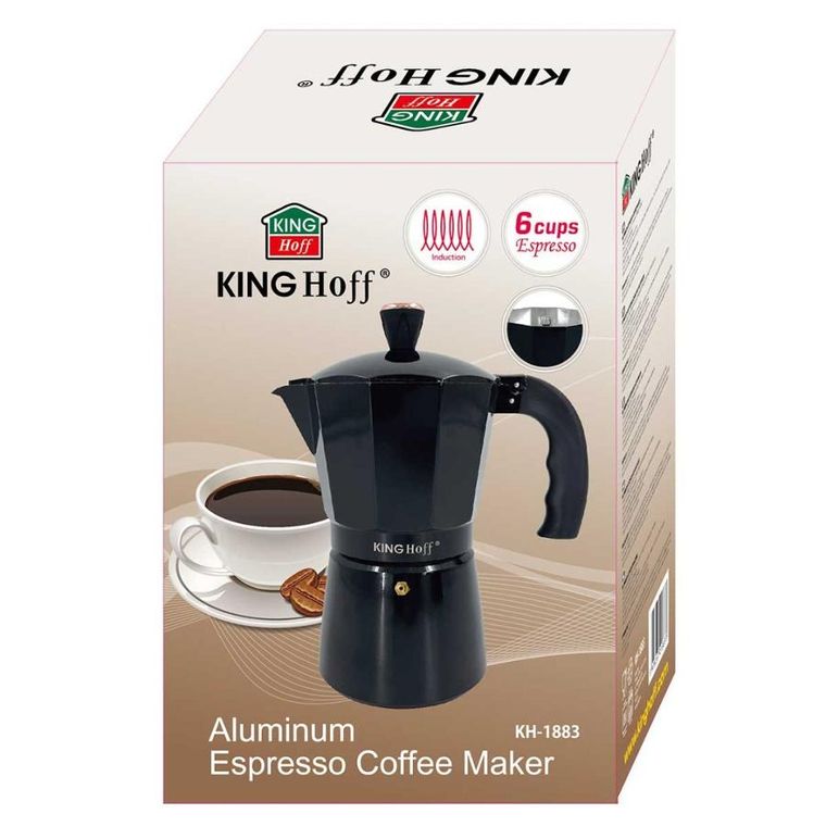 Kinghoff, kawiarka zaparzacz do kawy, indukcja, 300 ml