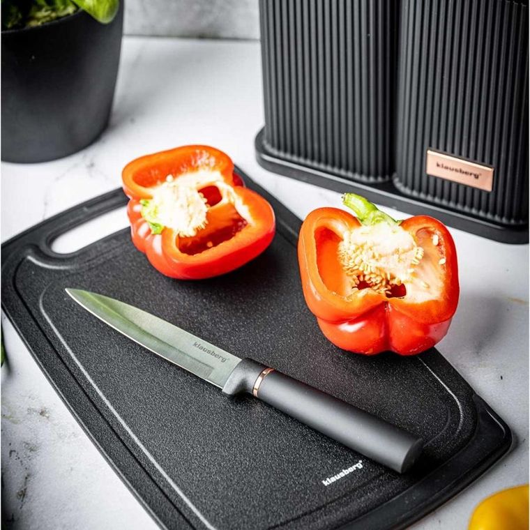 Klausberg, zestaw noży i przyborów kuchennych z deską