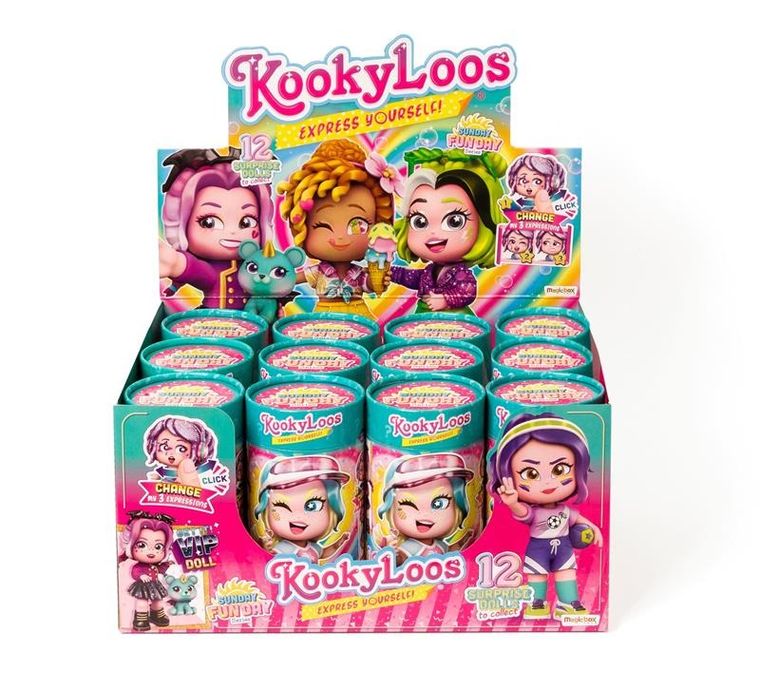 KookyLoos, Sunday Funday, figurka niespodzianka w tubie