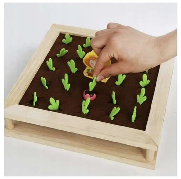 Kruzzel, farma, układanka drewniana