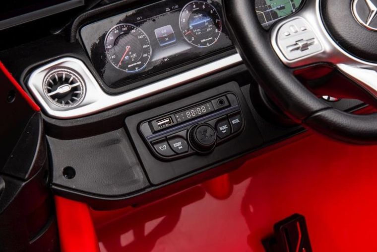 Lean Cars, Mercedes-Benz G63 XXL, pojazd na akumulator 4-4, czerwony