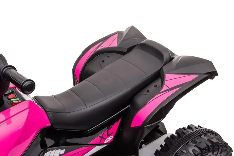 Lean Cars, quad, pojazd na akumulator, HL568, różowy