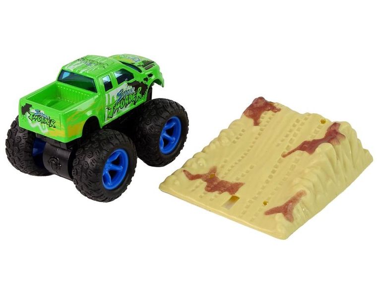 Lean Toys, BigFoot Die-Cast, pojazd z napędem i rampą, 1 szt.