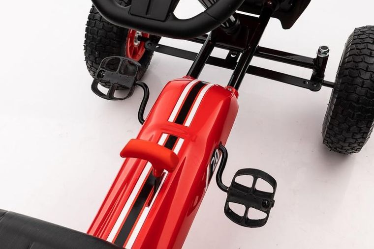 Lean Toys, Gokart, pojazd na pedały, czerwony