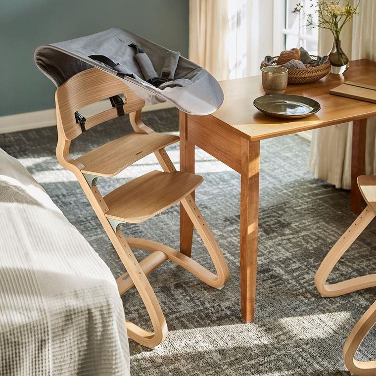 Leander, Newborn Seat, noworodkowe siedzisko do krzesełka do karmienia Louie i Classic, cool grey