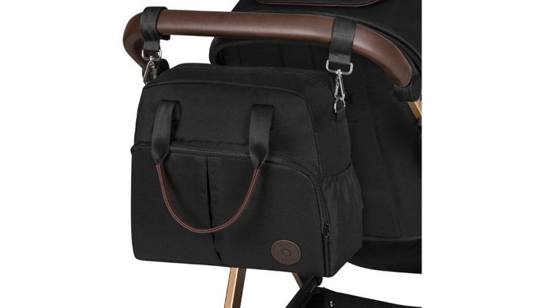 Lionelo, Amber 2in1, wózek wielofunkcyjny, Black Onyx