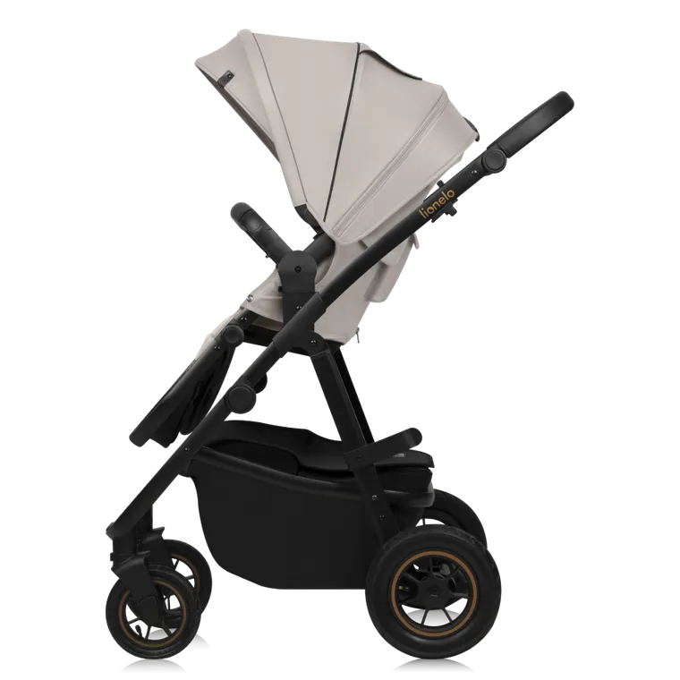 Lionelo, Amber Plus, wózek wielofunkcyjny 3w1, Beige Sand
