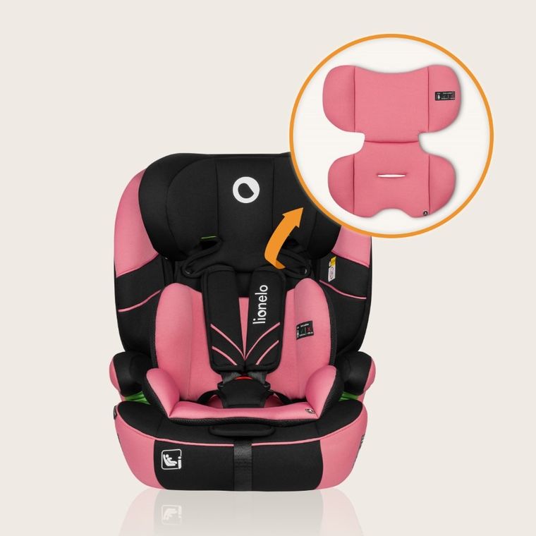 Lionelo, Levi One I-Size, fotelik samochodowy, Pink Rose, 76-150 cm