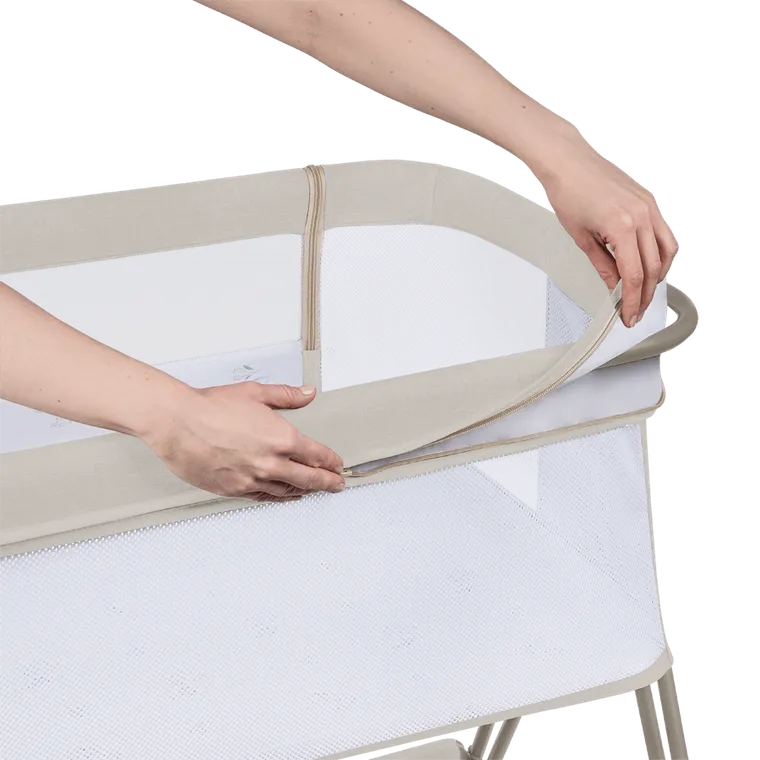 Lionelo, Luna, łóżeczko, Beige Sand