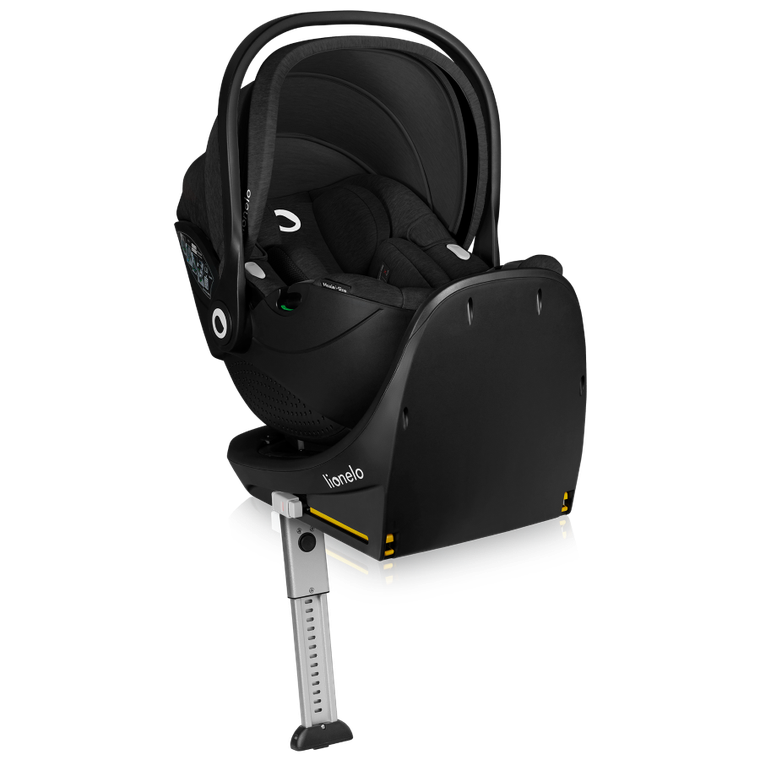 Lionelo, Moxie, i-Size, fotelik samochodowy z bazą, Black Carbon, 40-87 cm