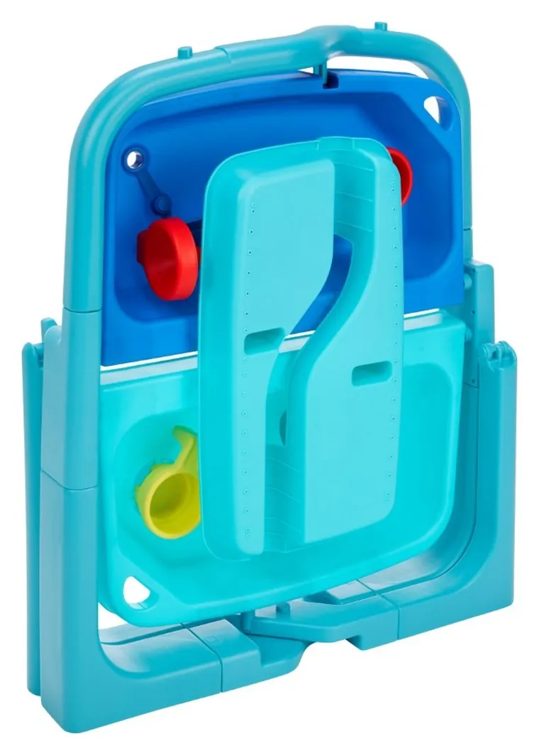 Little Tikes, Easy Store, stół wodny z akcesoriami, niebieski
