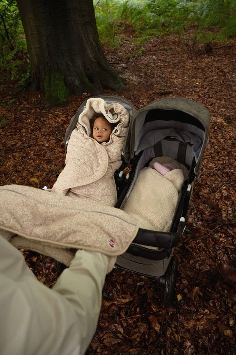 Lodger, Taslon, Birch, zimowy śpiworek do wózka, wodoodporny, jasnobeżowy