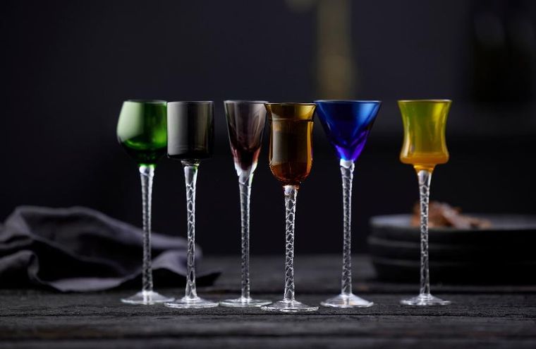 Lyngby Glas, Aquavit, kieliszki do wódki, London, 6 szt.