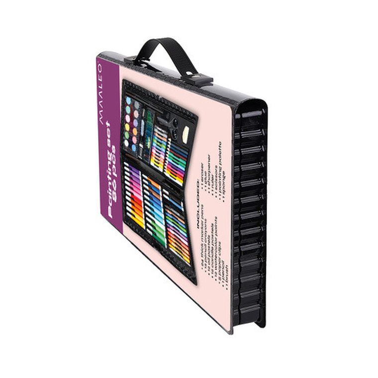 Maaleo, zestaw do malowania w walizce, 86 szt.