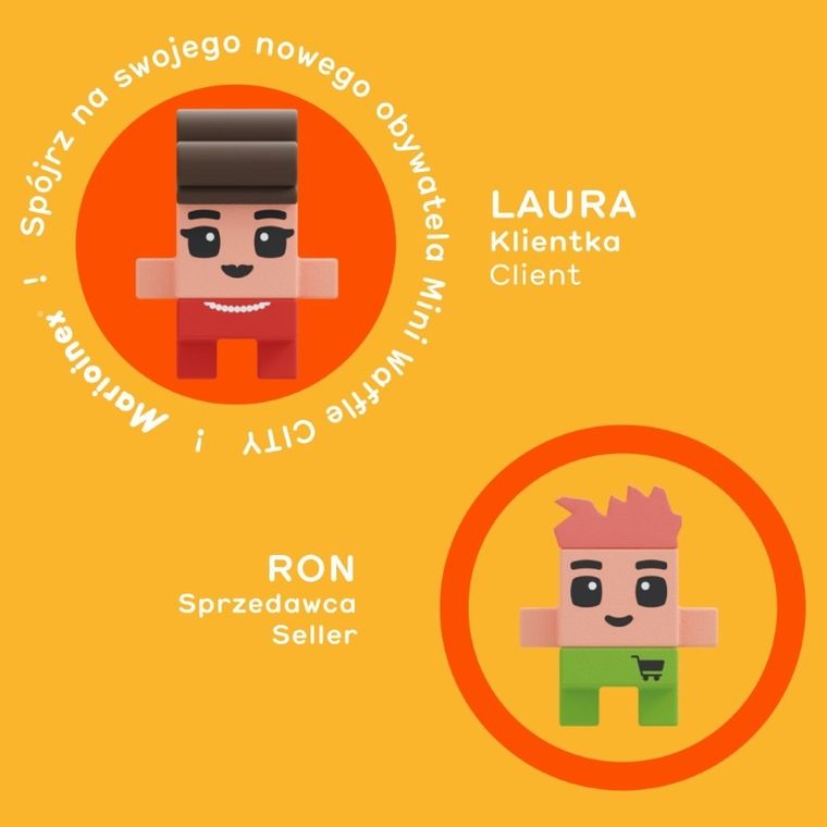 Marioinex, Mini Waffle, City, Sklep, klocki konstrukcyjne, 148 elementów