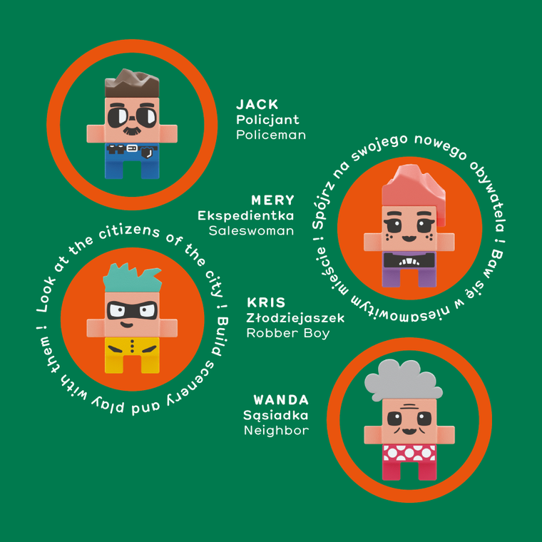 Marioinex, Mini Waffle, City, Ulica, klocki konstrukcyjne, 280 elementów