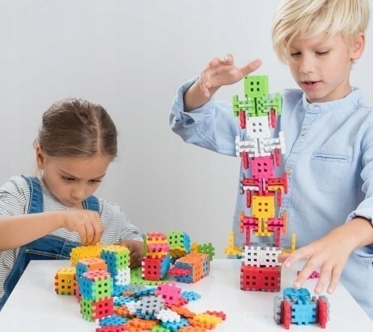 Marioinex, Mini Waffle, Księżniczka, klocki konstrukcyjne, 280 elementów