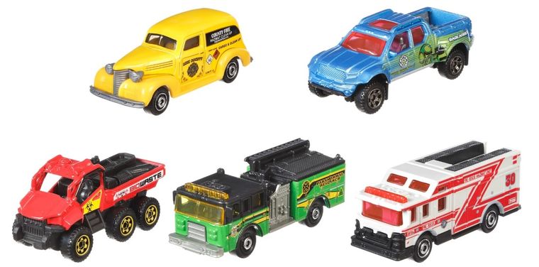 Matchbox, Zestaw 5 autek