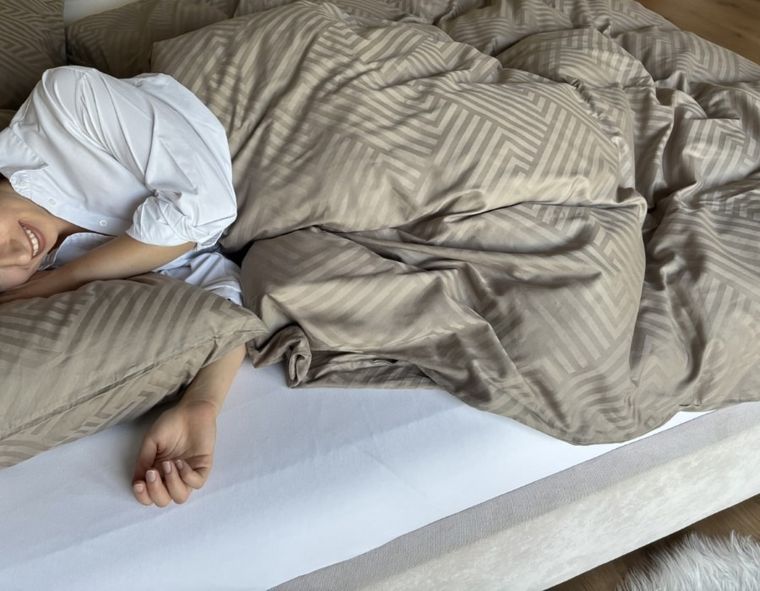 Matex, 3-częściowy komplet pościeli, adamaszek geometryczny, 160-200 cm