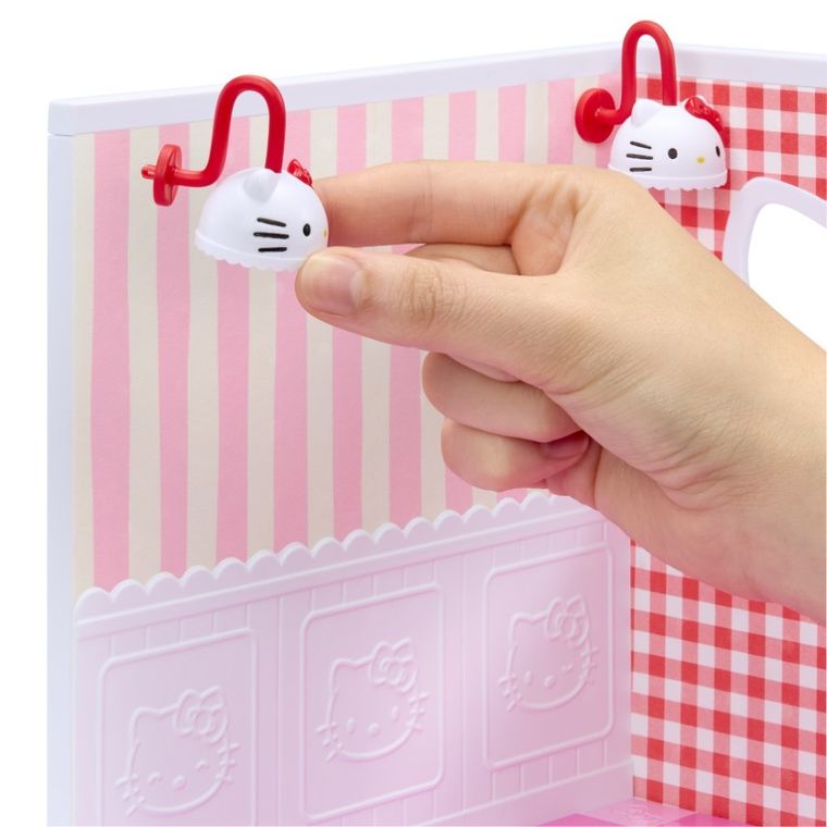 MGA's Miniverse, Make It Mini, Hello Kitty, Sanrio Playset, kawiarenka, zestaw z mini akcesoriami