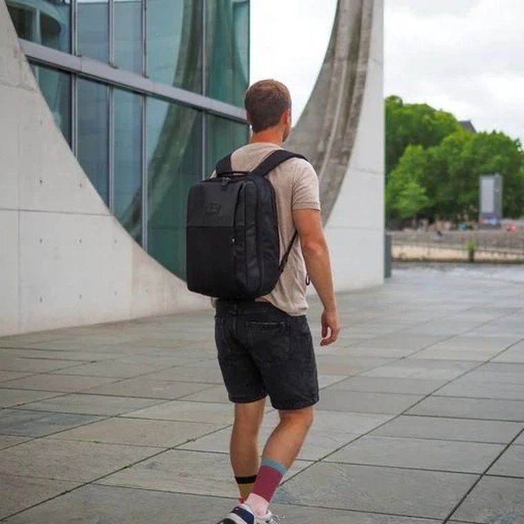 MiniMeis, G5, plecak dla rodzica, Black