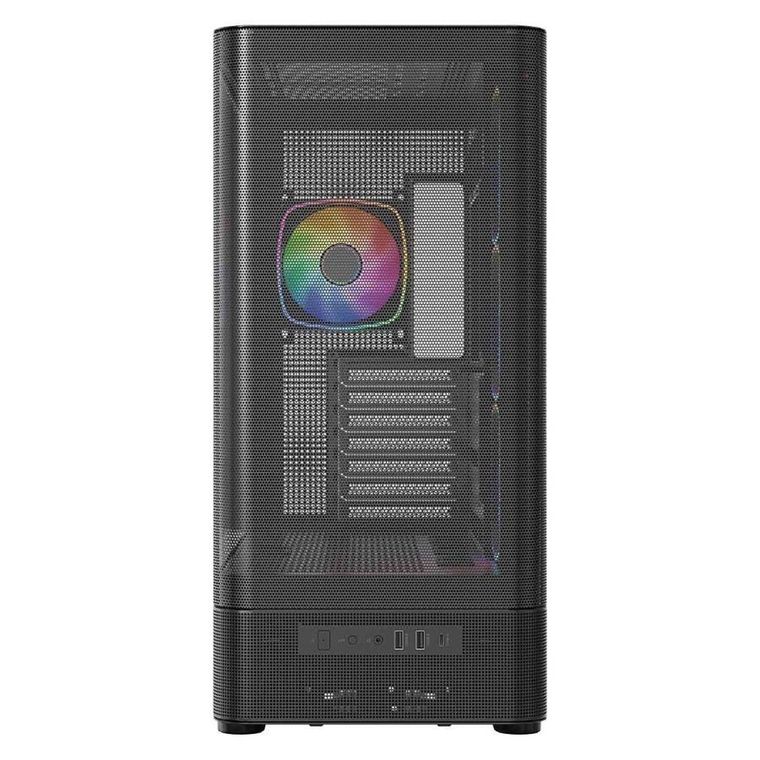 Modecom, Volcano, obudowa komputerowa, AQ400 ARGB MIDI, czarna