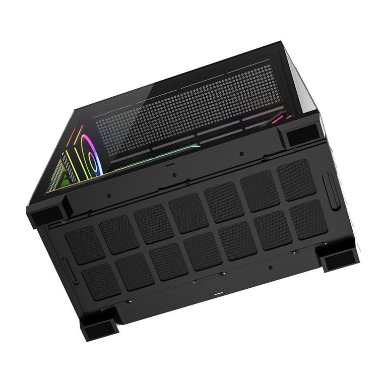 Modecom, Volcano Stellar Plus ARGB Midi 5F, obudowa komputerowa, czarna