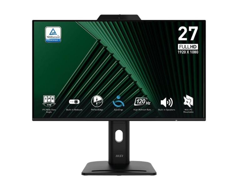 MSI, monitor, 27", PRO MP272PMG, LED, FHD, Flat, 120 Hz, czarny