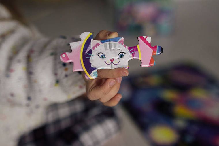 Mudpuppy, Kosmiczne marzenia, puzzle świecące w ciemności, 100 elementów