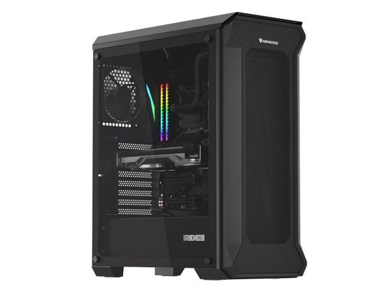 Natec, Genesis, obudowa komputerowa, IRID 505 MIDI TOWER, Z OKNEM, USB 3.0