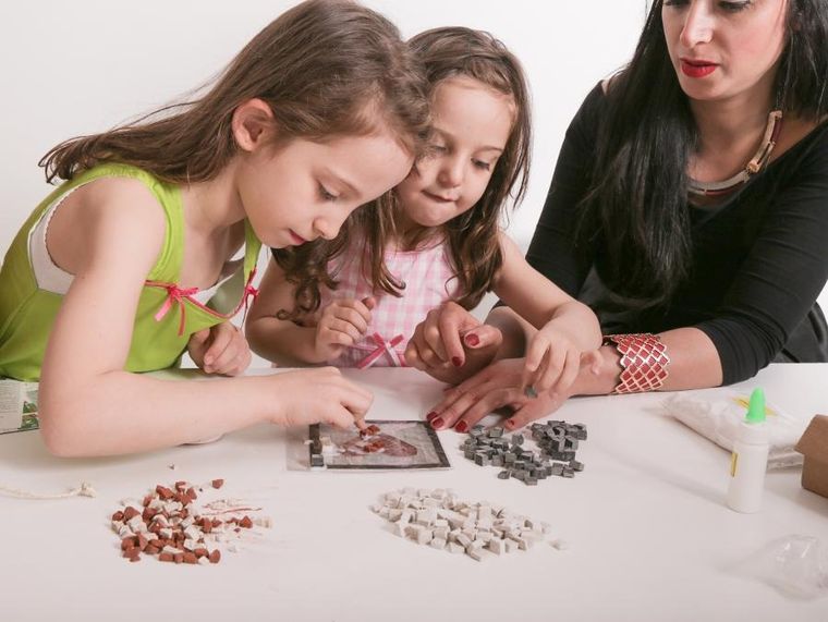 Neptune Mosaic, Serce, mozaika