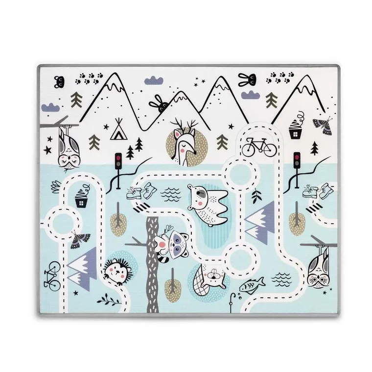 Nukido, mata piankowa, składana, 180-150-1.5 cm