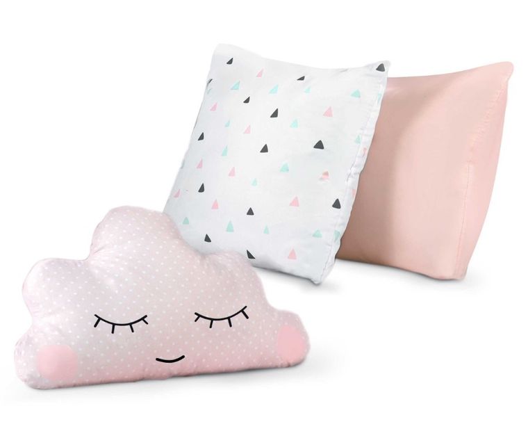 Nukido, namiot tipi dla dzieci z girlandą i światełkami, różowy