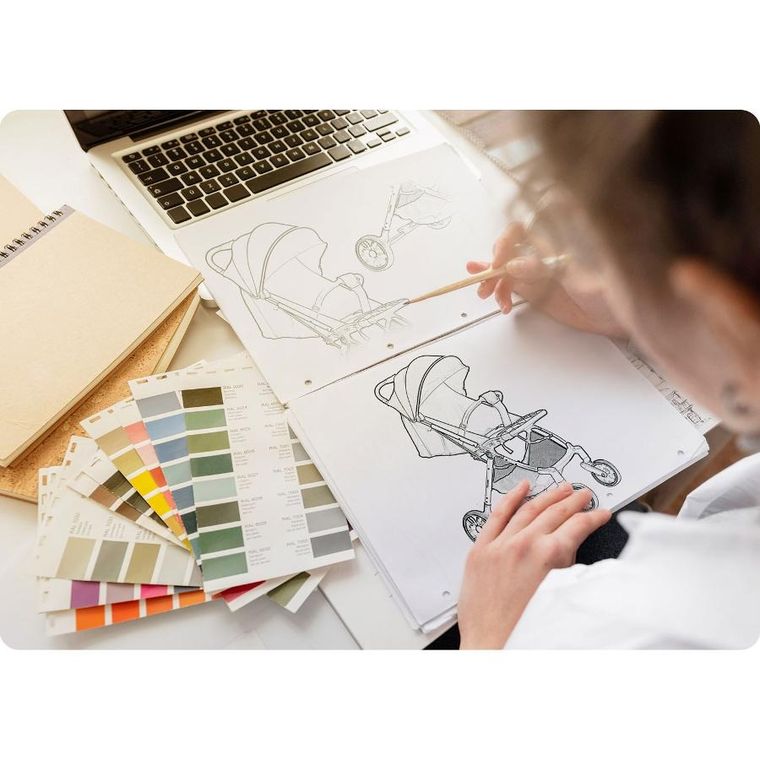 Nukido, Paseo, wózek dziecięcy, spacerówka, czarny