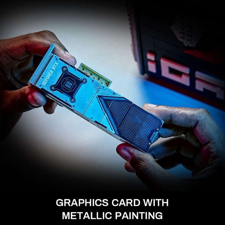 Pantasy, PC Komputer do gier X iGame, klocki konstrukcyjne, 1000 elementów