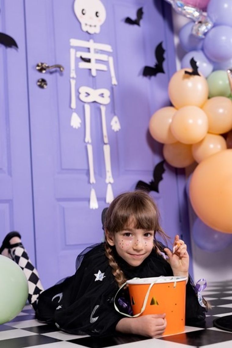 PartyDeco, Halloween, wiaderka na cukierki, 13.5 cm, 2 szt.