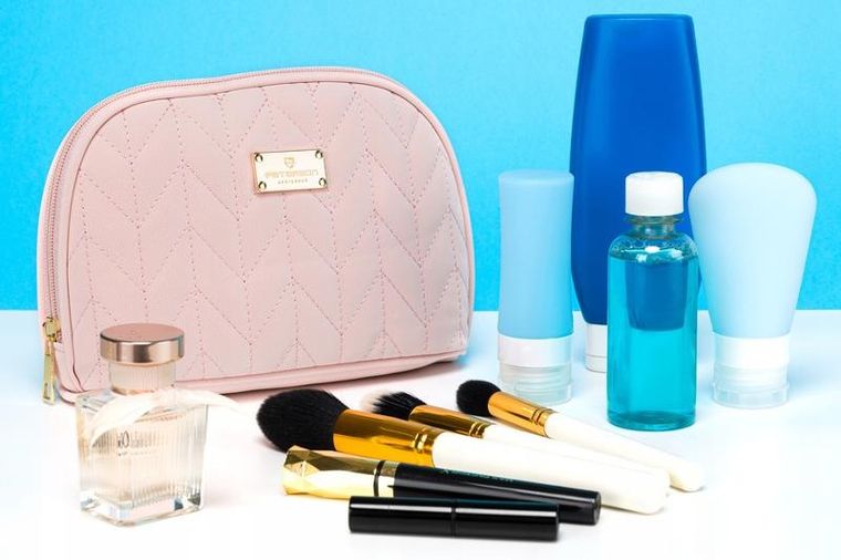 Peterson, kosmetyczka, 1-komorowa, różowa