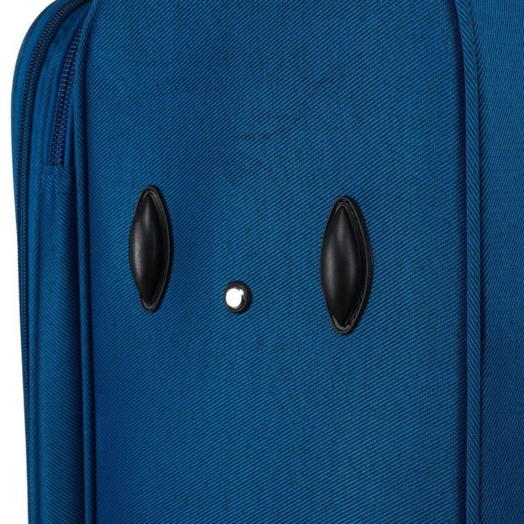 Peterson, lekka walizka, duża, niebiesko-czerwona, 78 cm