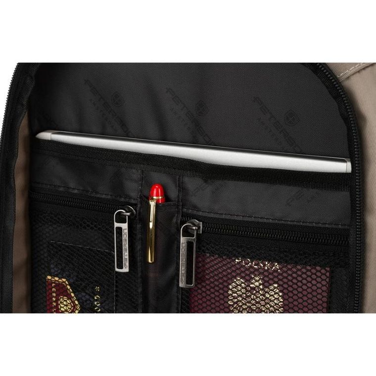 Peterson, plecak podróżny, dwukomorowy, szary