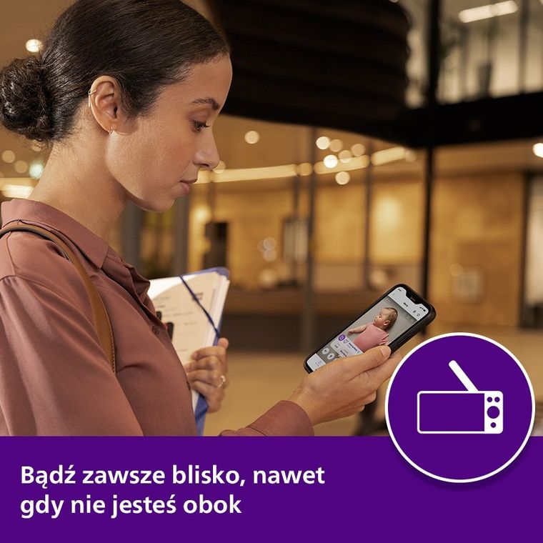 Philips Avent, SenseIQ Full HD SCD971/26, niania elektroniczna ze śledzeniem fazy snu i oddychania