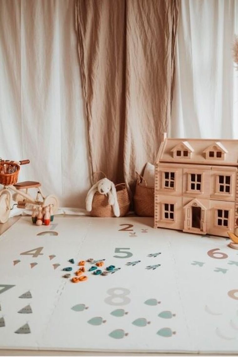 Play&Go, mata piankowa, dwustronna, Numbers, 180-180 cm