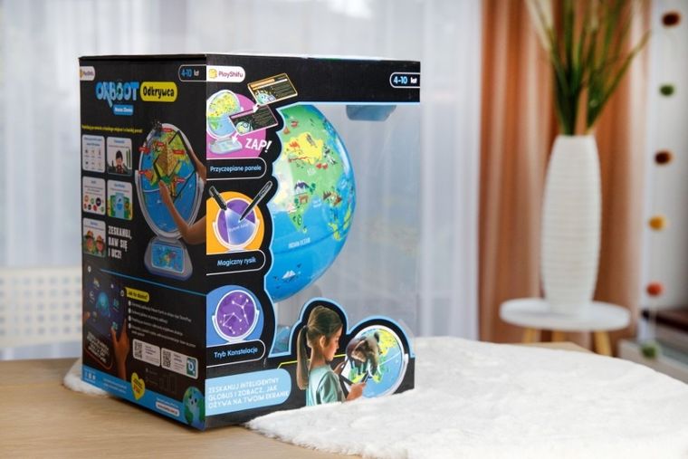 Playshifu, Orboot Odkrywca, Nasza Ziemia, globus interaktywny, średnica 25 cm