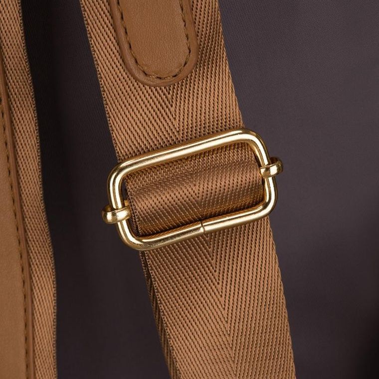 Plecak miejski, szary, skóra ekologiczna, Peterson