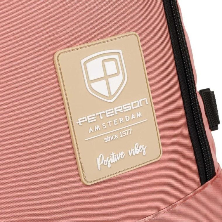 Plecak podróżny, bagaż podręczny do samolotu, różowy, Peterson