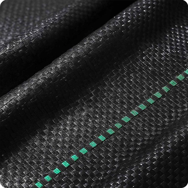 Plonos, agrotkanina ogrodowa 1,6 mx100 m 90 g/m2 + 100 szpilek, czarna