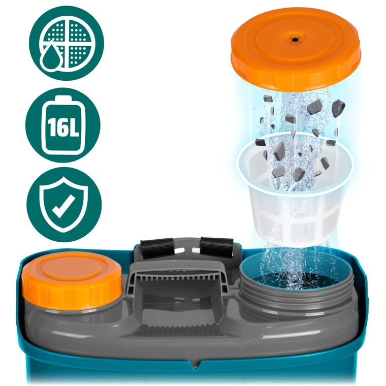 Plonos, opryskiwacz akumulatorowy z mieszalnikiem, PL-604