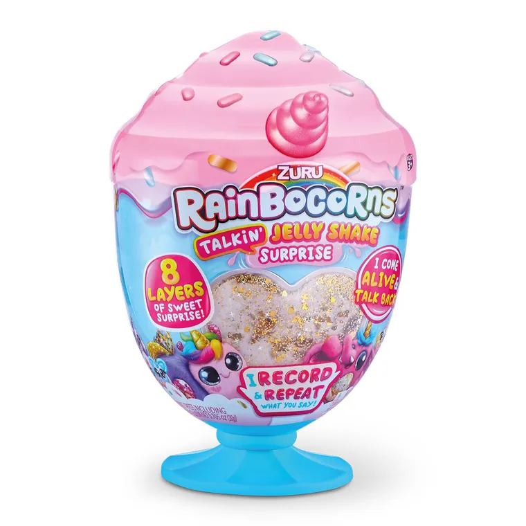 Rainbocorns, pucharek lodowy z mówiącą maskotką